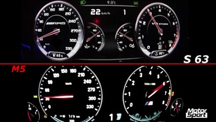 BMW M5 VS Mercedes S 63 AMG : la plus rapide est...