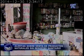 Venden productos naturales sin registro sanitario