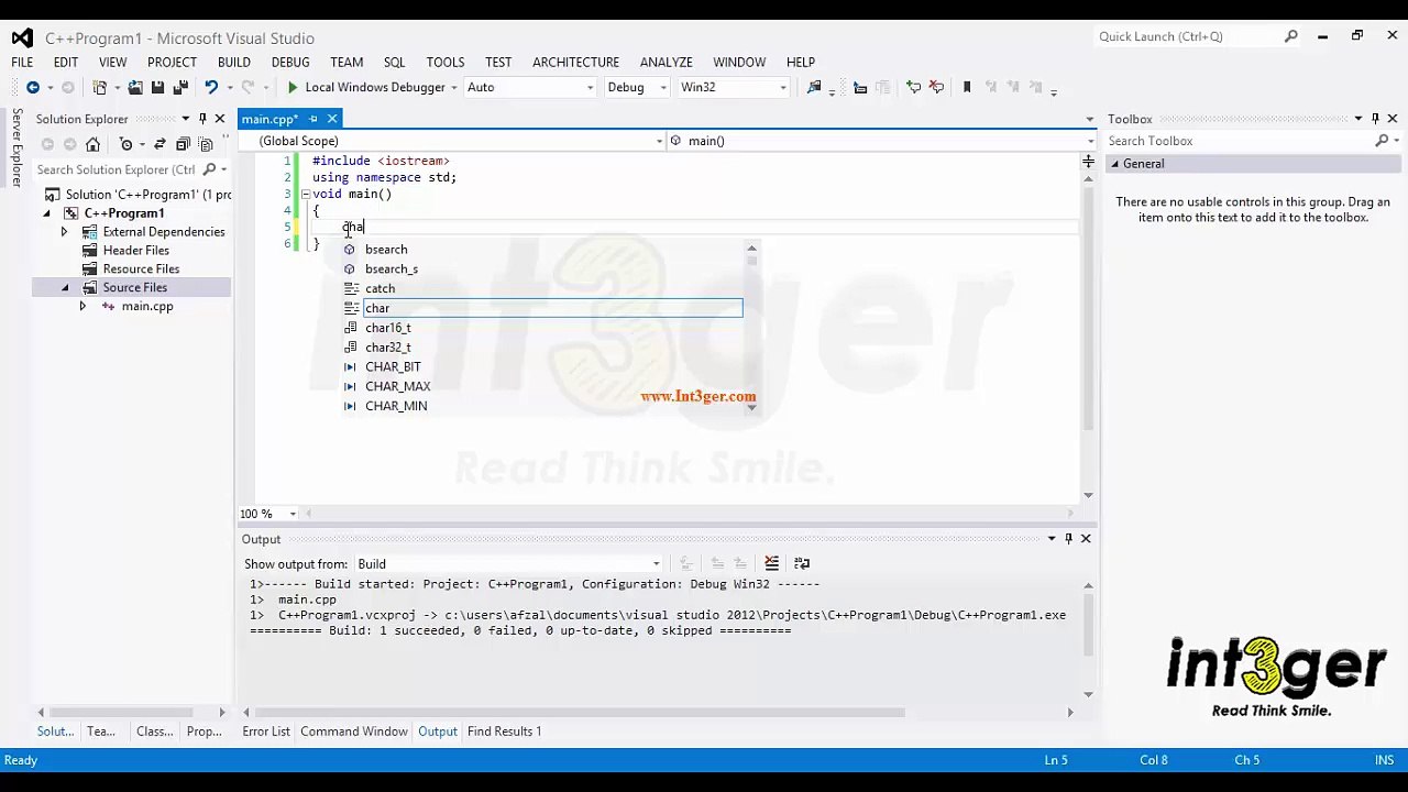 C++ Beginner Urdu Tutorials - Tutorial 3 Variable Types(b)