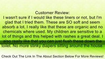 Premium Flushable Diaper Liners - Disposable/Biodegradable Diaper Inserts for Reusable Cloth Baby Diapers - Keeps Cloth Diapers Soil Free - No Fuss Just Flush - Made From Soft Unscented Durable Organic Bamboo - Satisfaction Guaranteed! Review