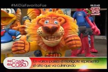 De Casa En Casa - Elaboración de monigote: Henry y Pamela