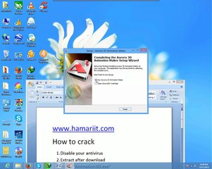 aurora animation with crack