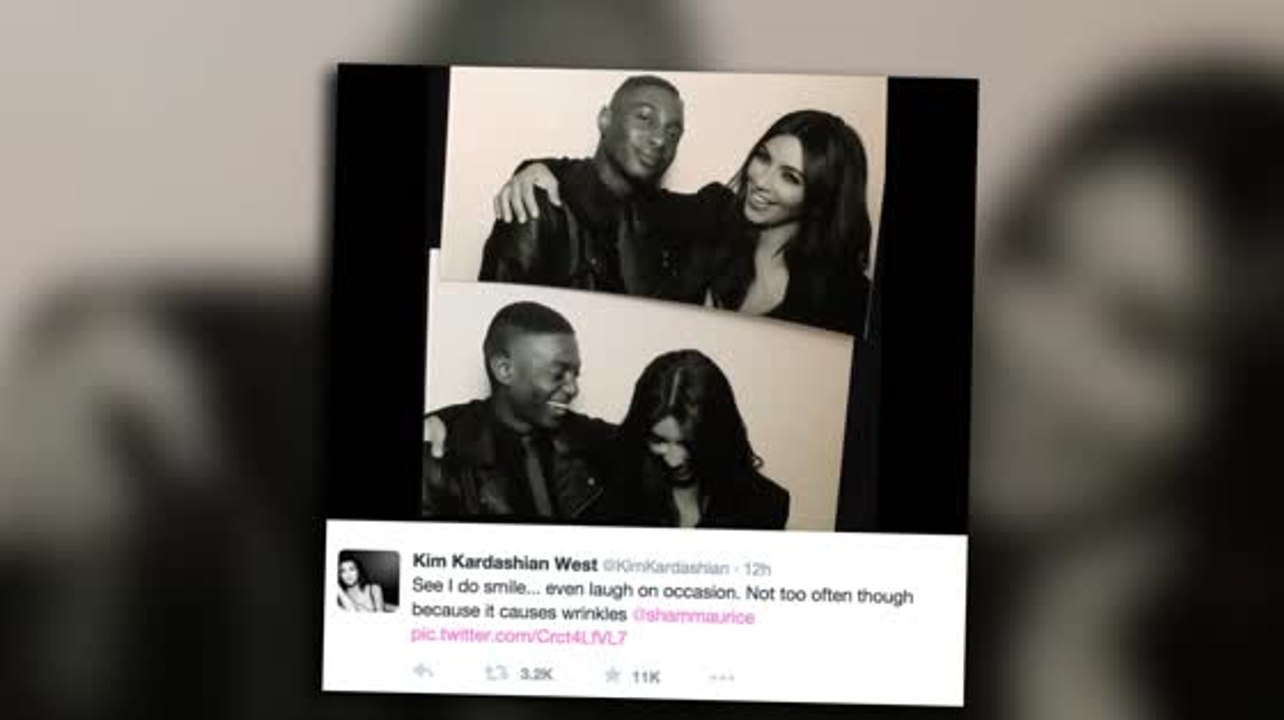 Kim Kardashian erklärt warum sie nicht mehr lächelt