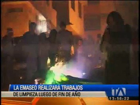 Emaseo realizará trabajos de limpieza luego de fin de año