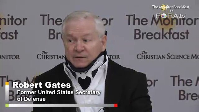 Robert M. Gates on Iraq Government