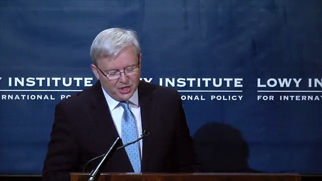Kevin Rudd on Australia's opportunities in the Asian Century