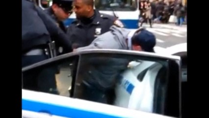 Video captures fur protesters being doused with bleach by rooftop fur vendors