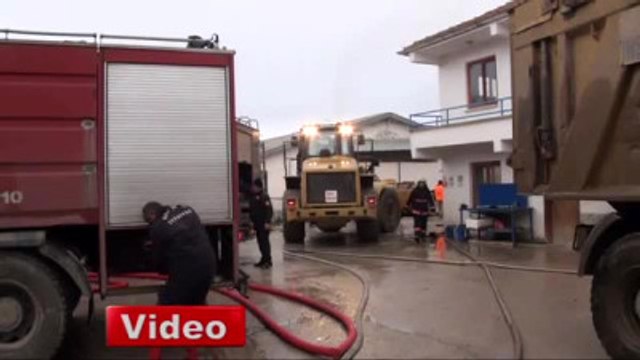 Yumurta Üretim Tesisindeki Yangın Korkuttu