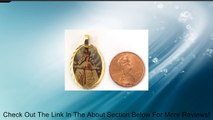 Blessed By Pope Francis the Virgin of Mercy or Nuestra Senora De Las Mercedes Gold Overlay Medal Engravable Review