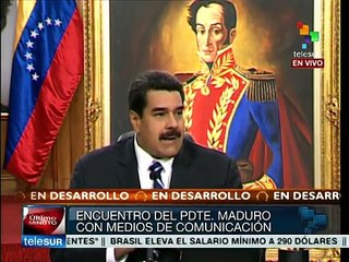 Maduro se refiere a la guerra económica que vive Venezuela