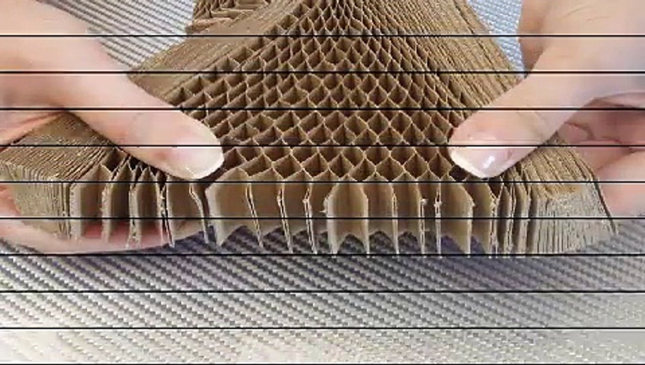 honeycomb cardboard panels