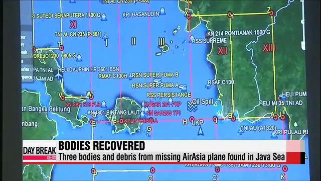 Three bodies and debris from missing AirAsia plane found in Java Sea