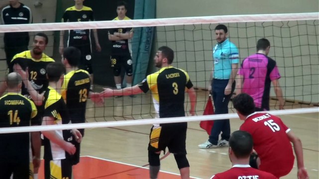 Plessis-Robinson Volley-Ball / Asnières 2014-12-30 balle de match