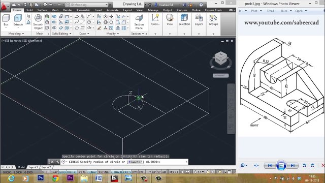 AUTOCAD-Tutorial-MECHANICAL-MODELING-PART1-MAKING-A-3D-MODEL