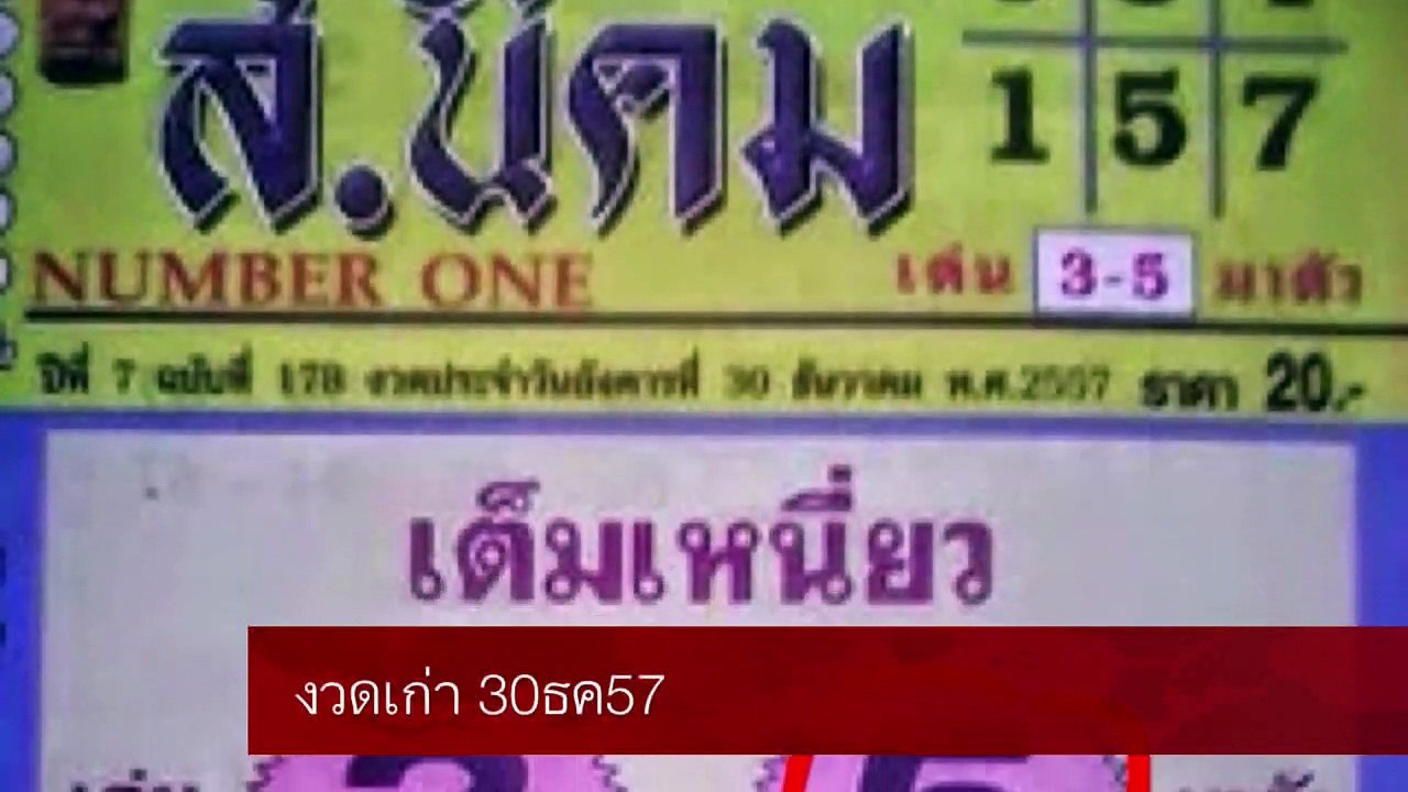เลขเด็ด ส.นิคม งวด16มกราคม58 (ผลงานที่ผ่านมา57ตรงๆ)
