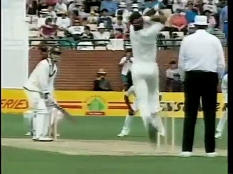 Curtly Ambrose 6 for 74, ball by ball, vs Australia 1992