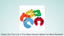 Generic Cartoon Cute Animal Print Mixed Color Baby Child Toddler Infant Safety Door Jammer Stop Finger Pinch Guard Color Random (5 Pcs) Review