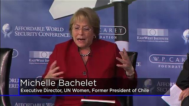 Michelle Bachelet: True Security Not Just About Military