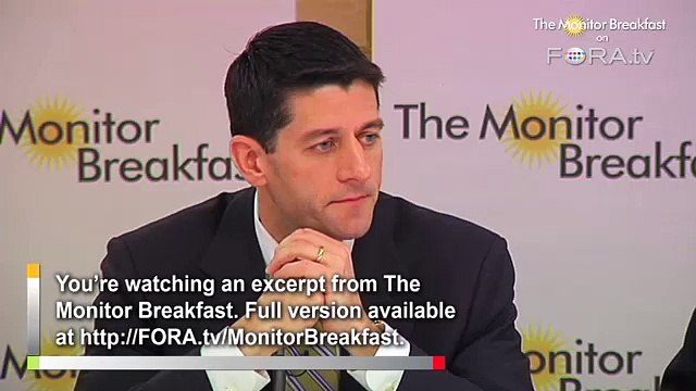 Rep. Paul Ryan Rips Obama Budget