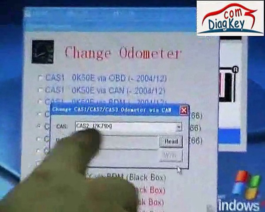 How to Change CAS Odometer with BMW CAS AK300 Key Maker