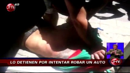 Download Video: Delincuente que robó vehículo fue protagonista de nueva detención ciudadana - CHV Noticias