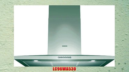Siemens LC96WA530 Dunstabzugshaube / 90 cm / Edelstahl / eco Plus