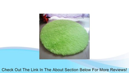 Download Video: F-F Princess Dream Round Shaggy Area Rugs and Carpet Super Soft Bedroom Carpet with a Heart Rug,for Kids Play ,Round 47.2