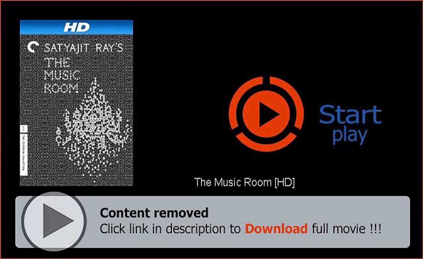 The Music Room [HD] Movie Stream Or Download