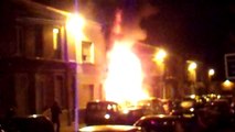 Roubaix : Incendie spectaculaire rue de Bouvines, quatre pompiers blessés
