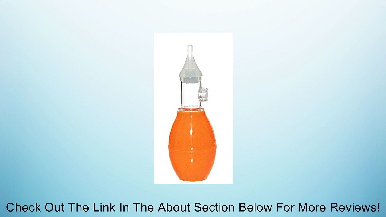 Baby Mucus Extractor, Nasal Aspirator From Dr. Natural Healing. Patented Anti-backflow Valve, Doctor Designed and Patented. No Sucking, So No Filter to Buy or Use. Review