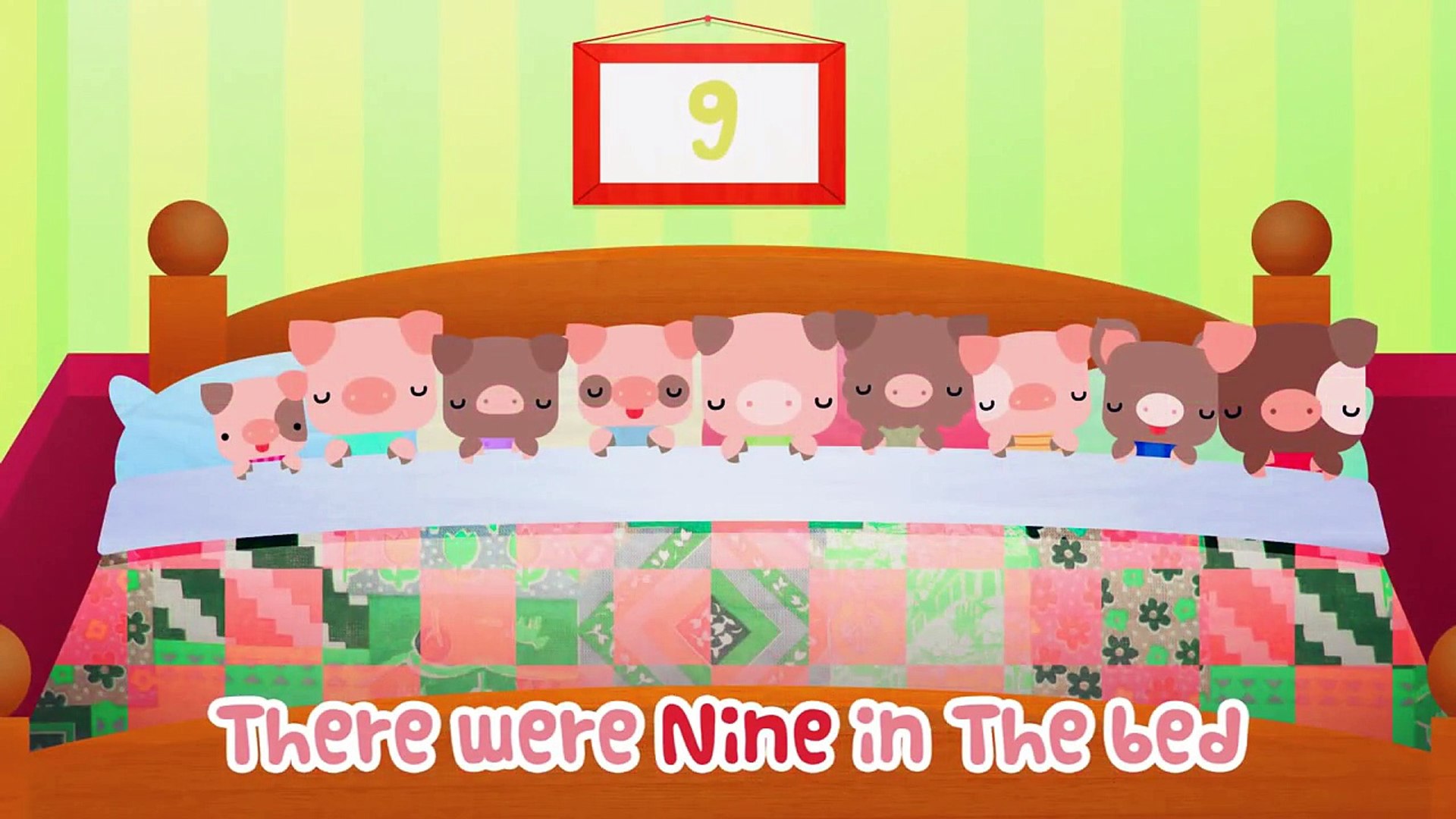 Bedding песня. Ten in the Bed and more Nursery Rhymes Songs for Babies | Color Crew | BABYFIRST TV.