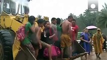 Pluies diluviennes aux Philippines et en Malaisie