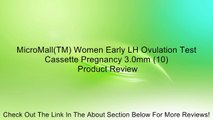 MicroMall(TM) Women Early LH Ovulation Test Cassette Pregnancy 3.0mm (10) Review
