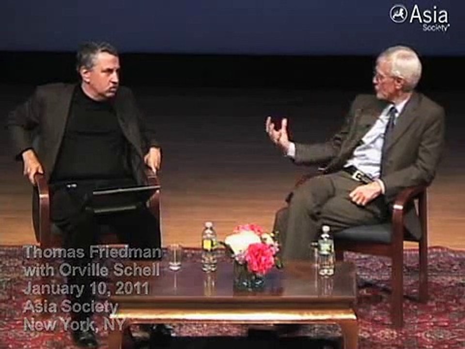 Thomas Friedman Says Rise of China a New Sputnik for US