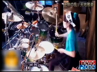 Youngest female Japanese drummer