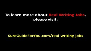 real writing jobs without investment