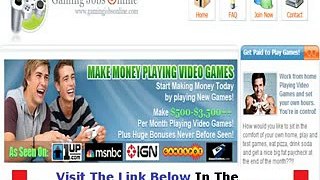 Don't Buy Gaming Jobs Online Gaming Jobs Online Review Bonus + Discount