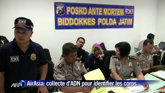 Air Asia : collecte de l'ADN des proches pour identifier les corps