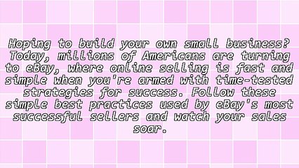 Selling On eBay: What You Should Know