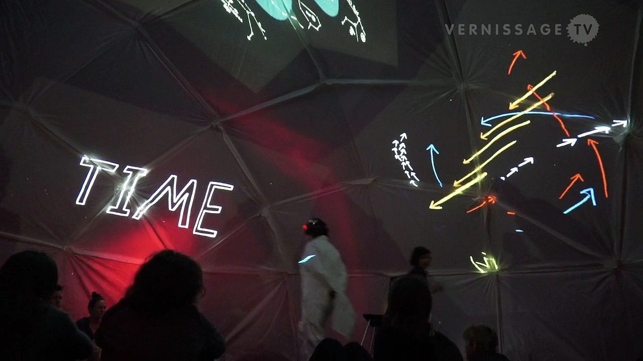 Liz Glynn and Dawn Kasper: cosmo(il)logical, 2014. Performance at Art Basel Miami Beach Public 2014