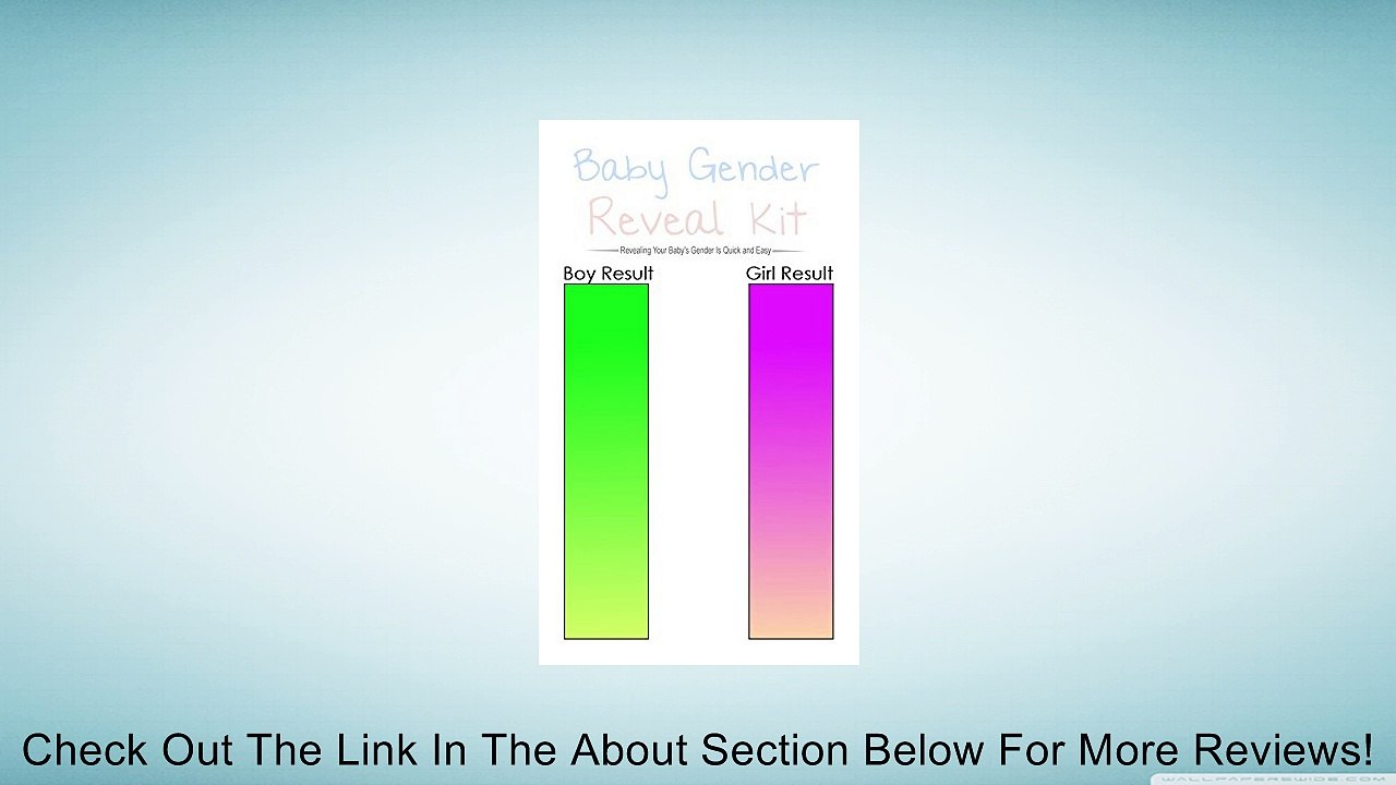 Baby Gender Reveal Kit Prenatal Sex Test for Early Pregnancy (ON SALE TODAY 2 COMPLETE KITS for