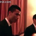 Cristiano Ronaldo célèbre son Globe Soccer award à Dubaï