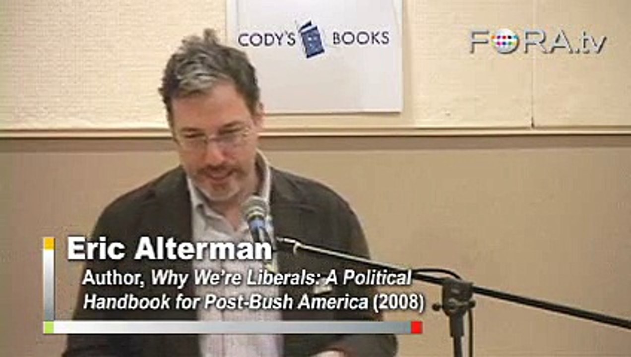 Eric Alterman Defines Liberalism