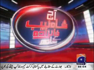 Aaj Shahzeb Khanzada Kay Sath's Headlines -01-01-2015