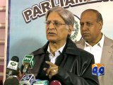 Military courts need no constitutional amendment: Aitzaz-Geo Reports-01 Jan 2015