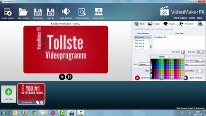 Videos bearbeiten The Ultimate Movie Maker VideoMakerFX deutsch