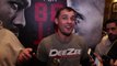 Myles Jury talks to reporters at UFC 182 open workouts