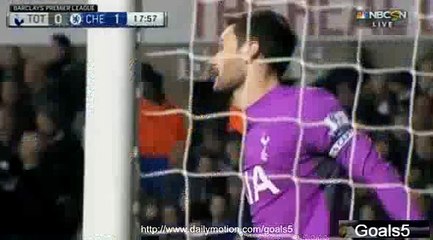 Diego Costa Goal Tottenham 0 - 1 Chelsea Premier League 01-01-2015