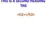 lets learn about some tags