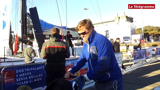 Voile Barcelona : huit équipes partent faire le tour du monde